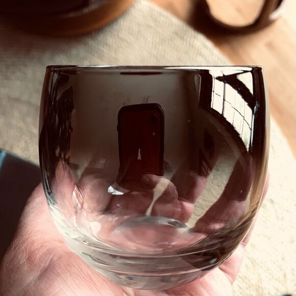 MCM VINTAGE 6 Lowball Glasses with Carrier - Picture 7 of 9